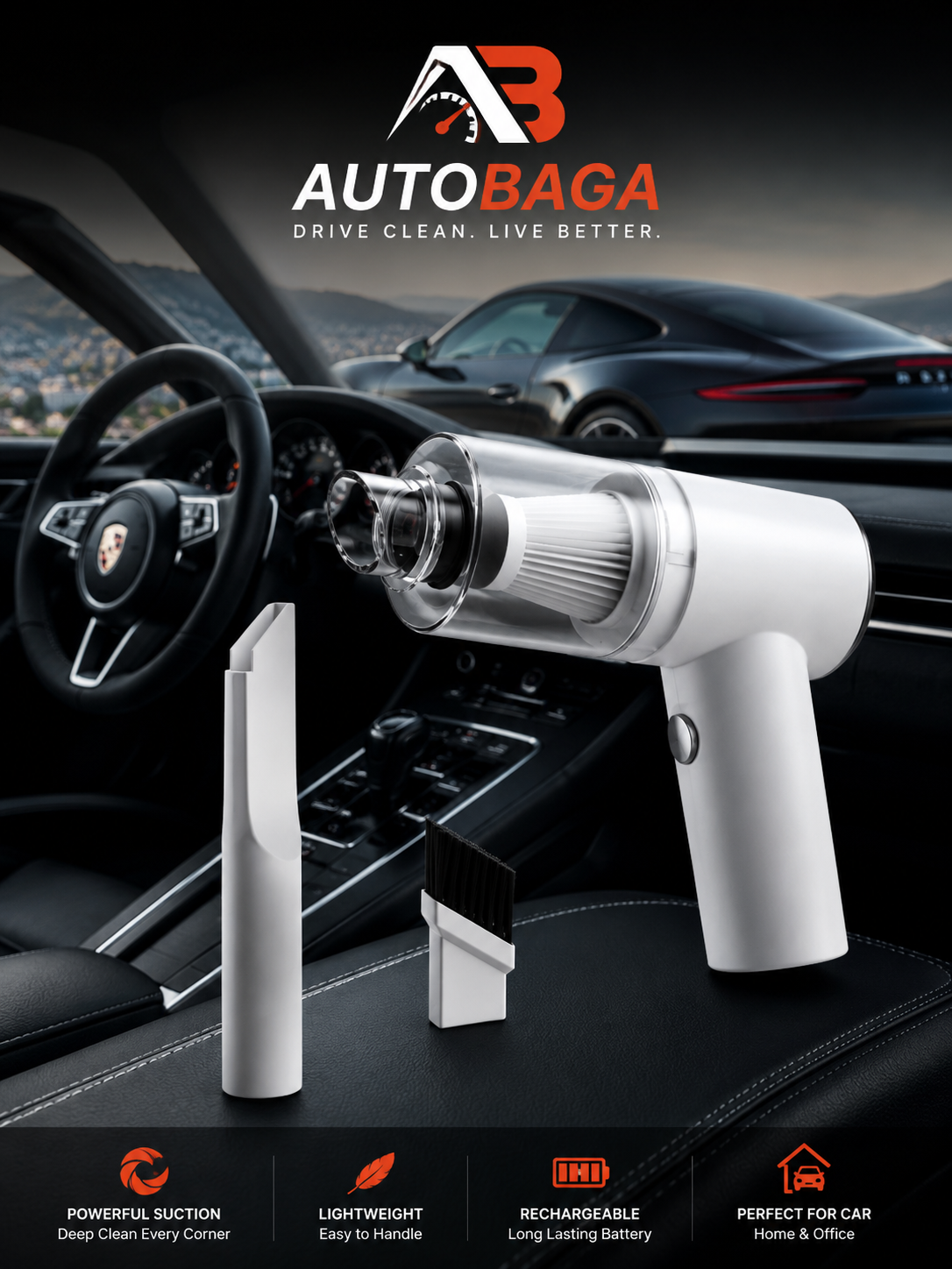 Wireless Car Vacuum Cleaner